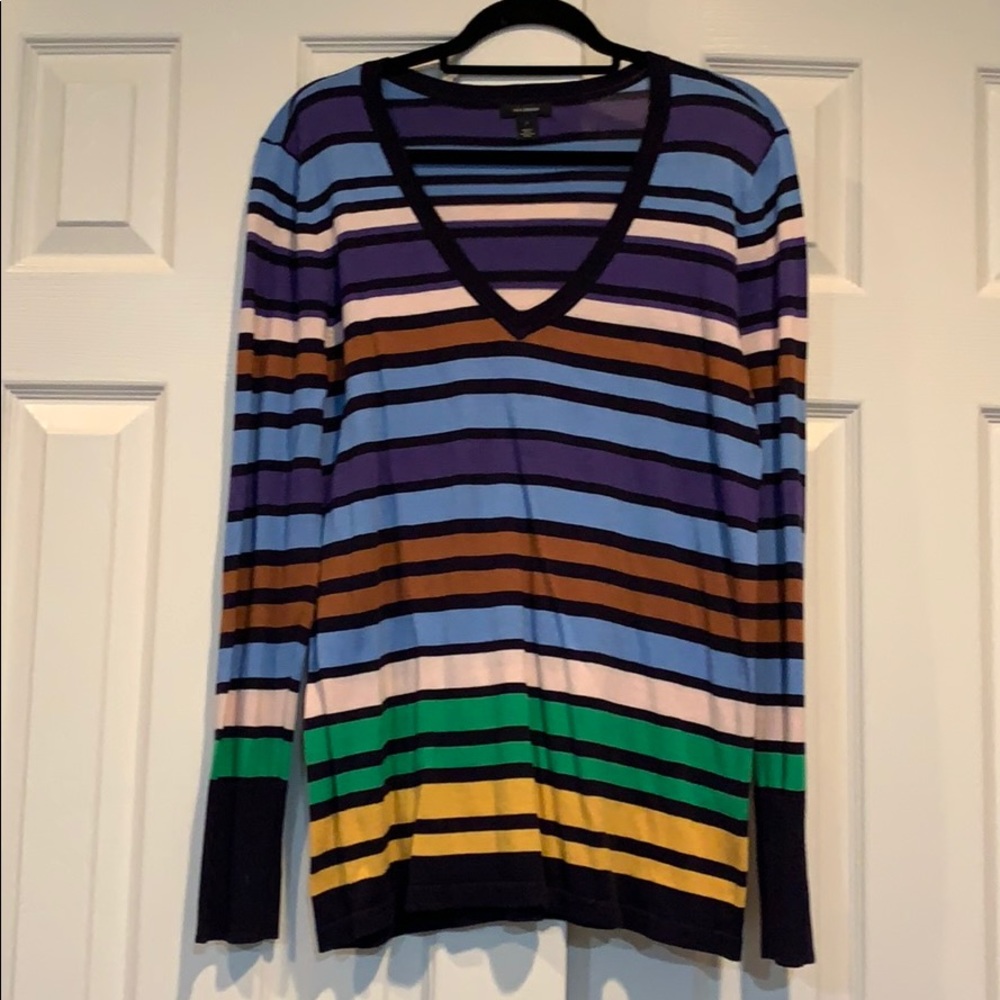 NWOT HALOGEN stripped long sweater size 1